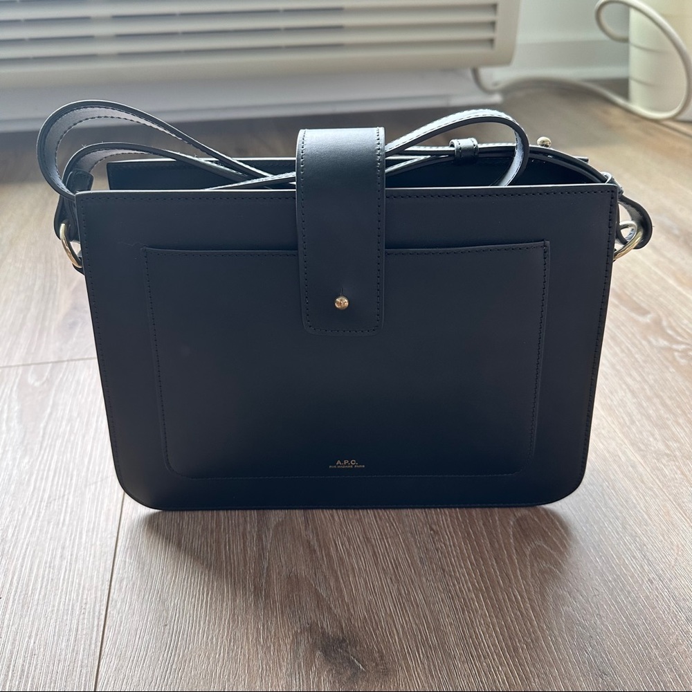 A.P.C black Albane bag